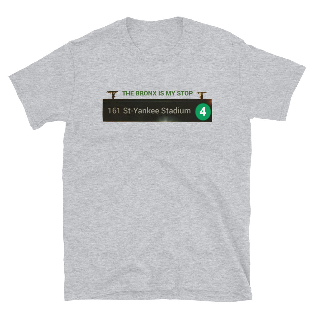 T-shirt New York City Subway - Station 161 Street Yankee Stadium - Coton - Taille Unique - Marque Gildan